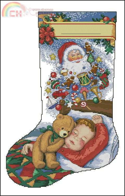 DIM 8497 - Dreams of Christmas Stocking - XSD