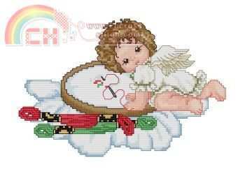 Angel on Hoop
