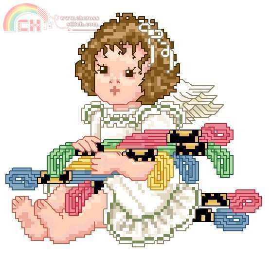 Angel with Floss
