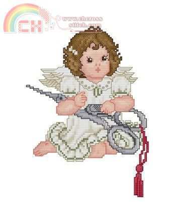 Angel with Scissors