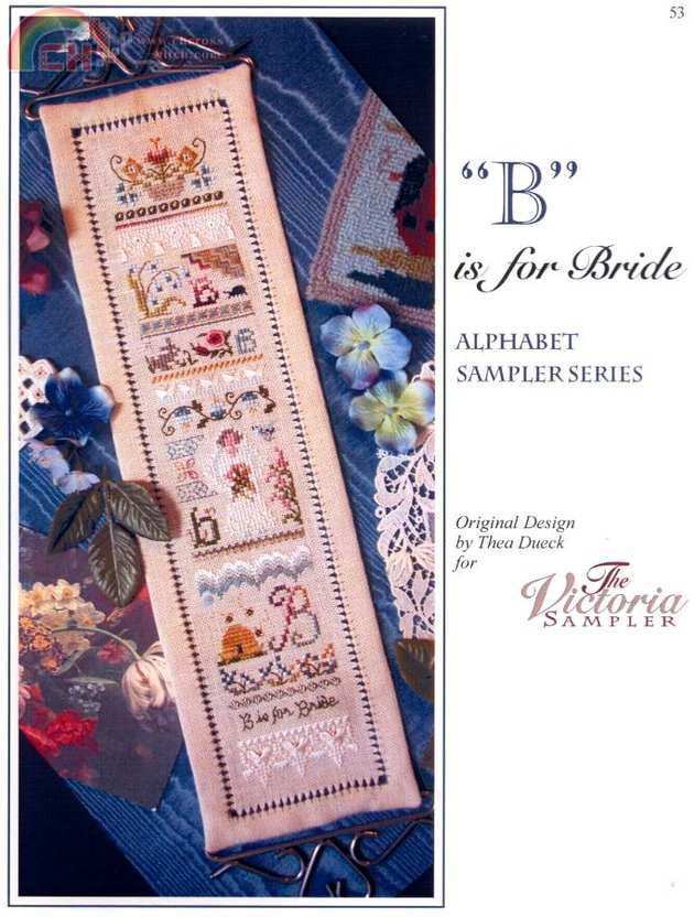 The Victoria Sampler 053 B is for Bride.jpg