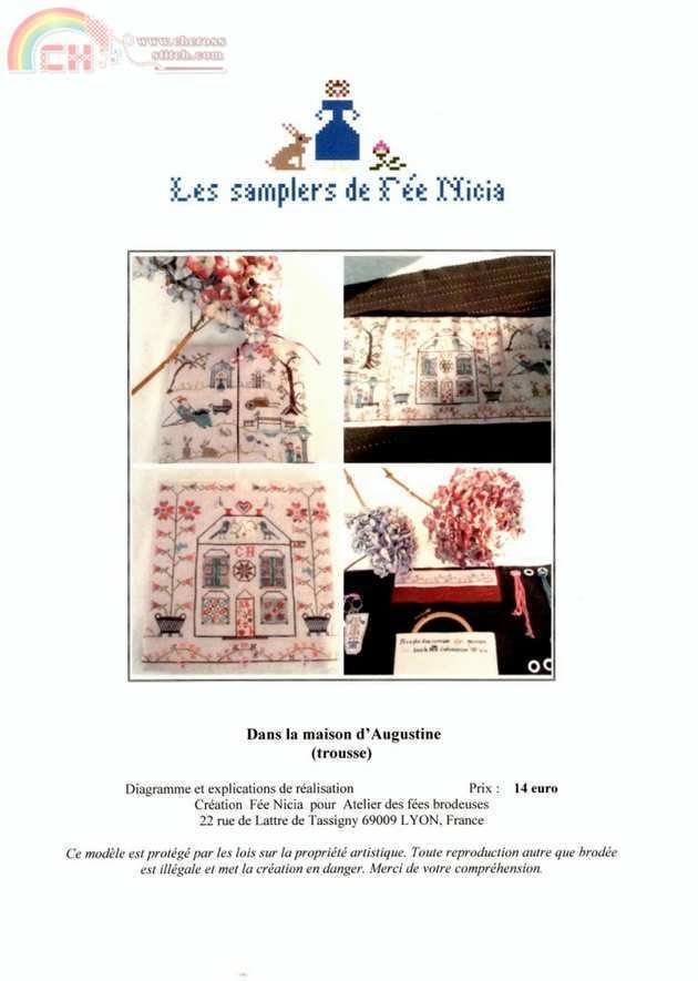 Atelier Des Fees Brodeuses - Dans la Maison dAugustine