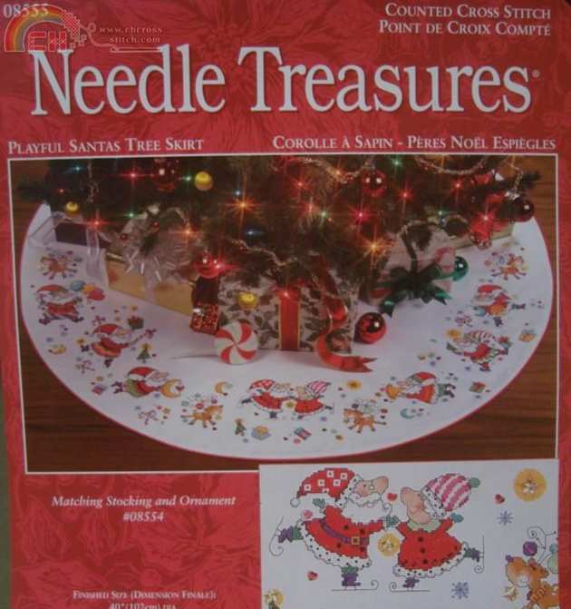JCA 08555 Playful Santas TreeSkirt.jpg