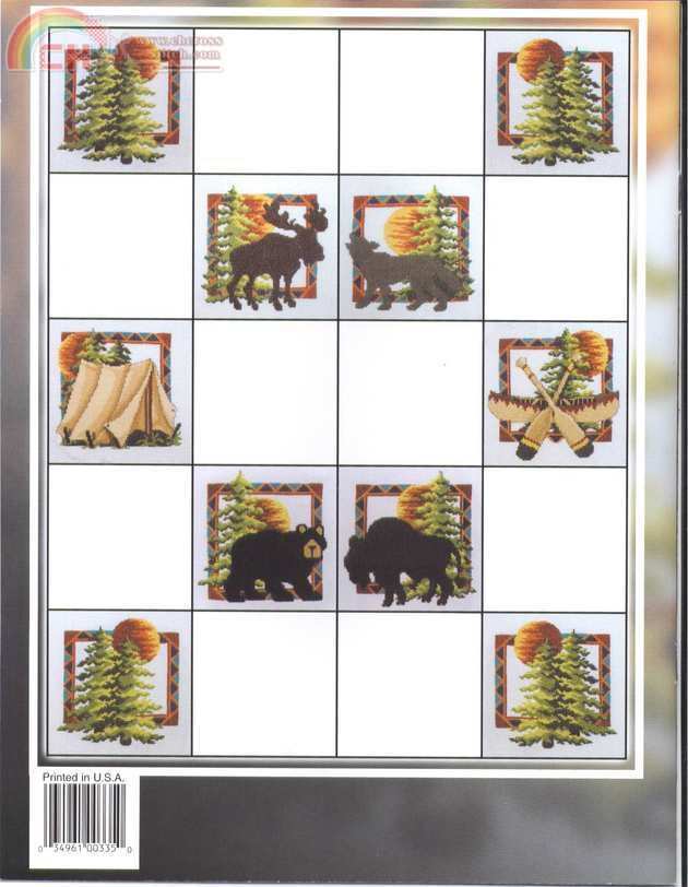 book 335 cabin classic afghan foto 1.jpg