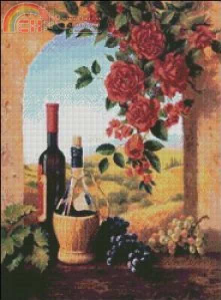 Roses, Fruit  and wine.jpg