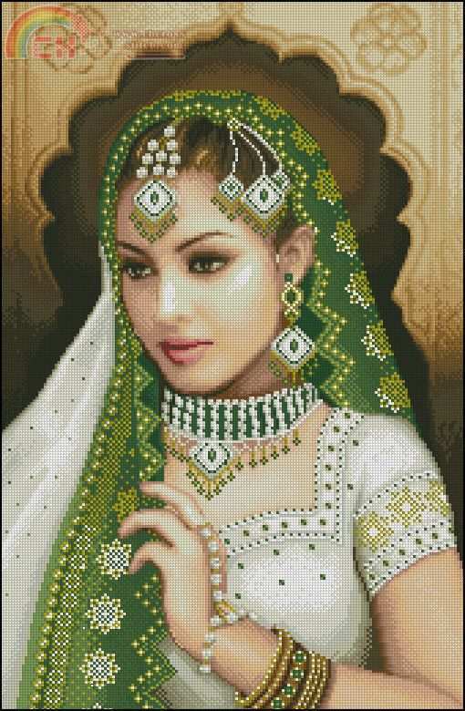 Eastern Beauty in Green.jpg