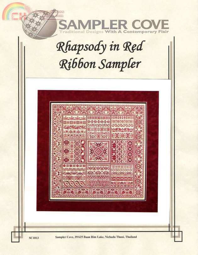 Sampler Cove - Rhapsody in Red - Ribbon Sampler.jpg