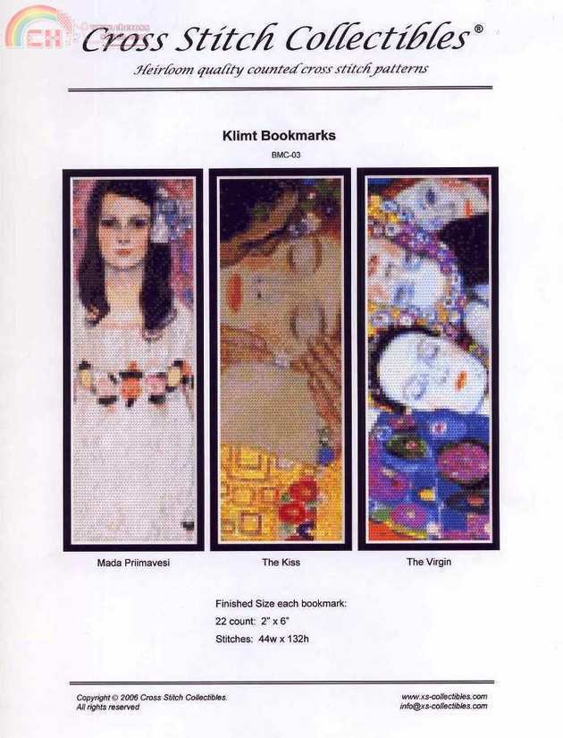 XSC BMC-03 Klimt Bookmarks.jpg