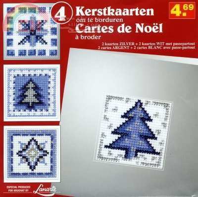 Lanarte Christmas Cards Blue