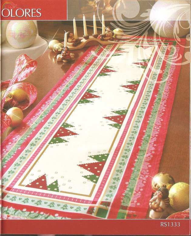 4-Nappe et chemin multicolores