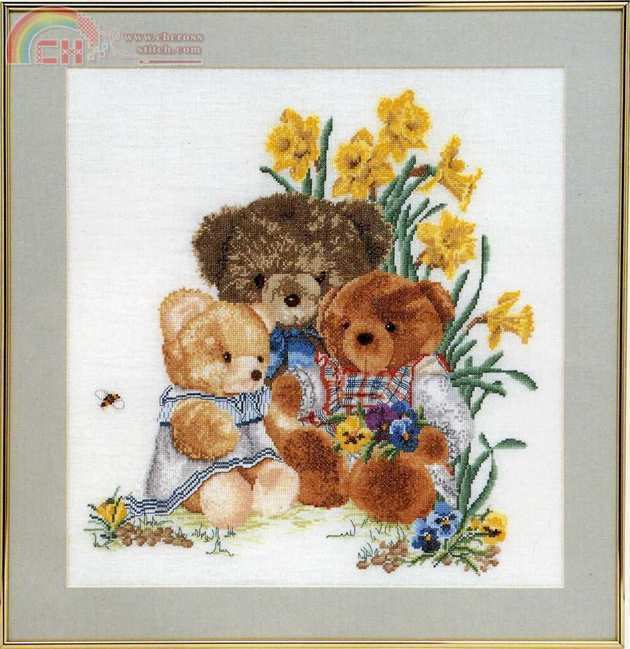 TG2048 OK Teddy Bears Family