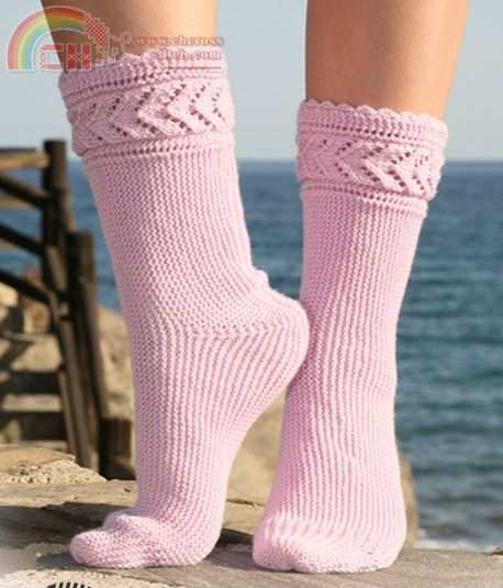 Sock knitted from side to side.jpg