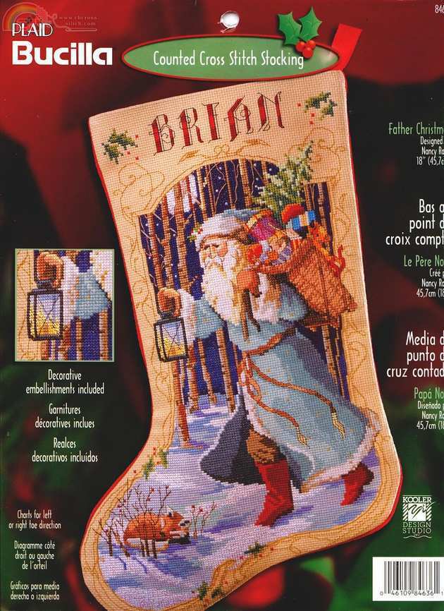 Bucilla Bota navidad papa 1.jpg