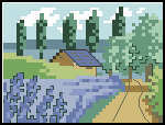 Permin 13-2354 Lavender field2.jpg
