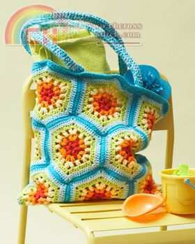 Lily-Rainbow Hexagon Beach Bag-crochet.jpg