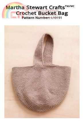 Martha Stewart Crafts - Crochet Bucket Bag