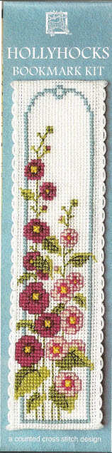 Hollyhocks Bookmark