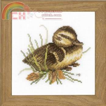 Duckling at Rest - Lanarte 2013 pattern # 0146976 by Marjolein Bastin