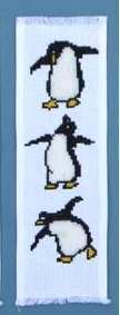 Charles Craft - Penguins Bookmark With Fringe