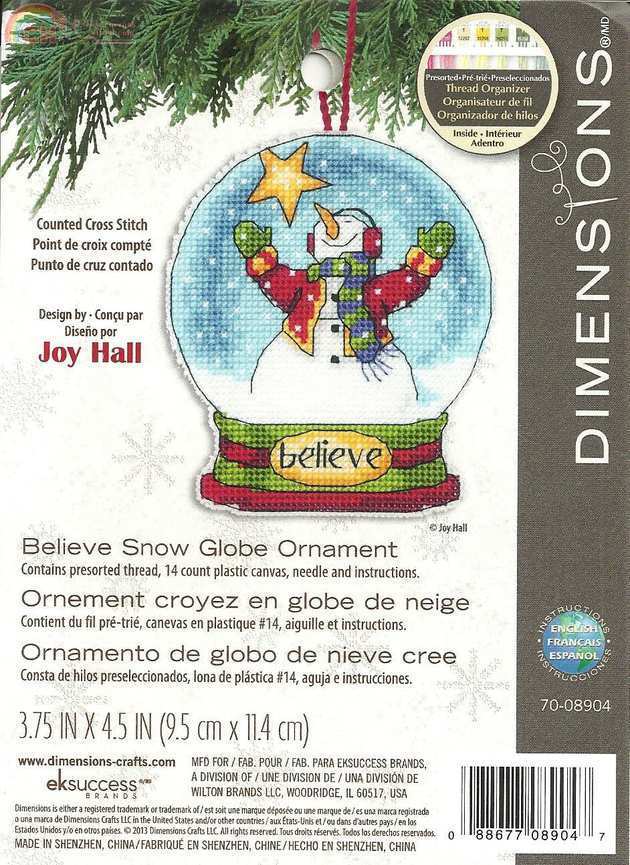 08904 Dimensions Believe Snow Globe Ornament.jpg