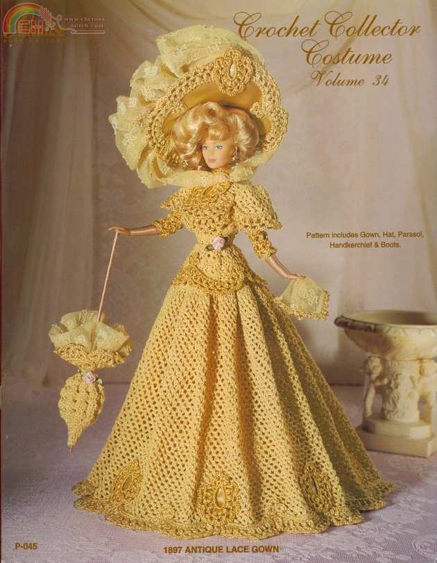 Vol. 34, P-045 1 1897 Antique Lace Gown.JPG