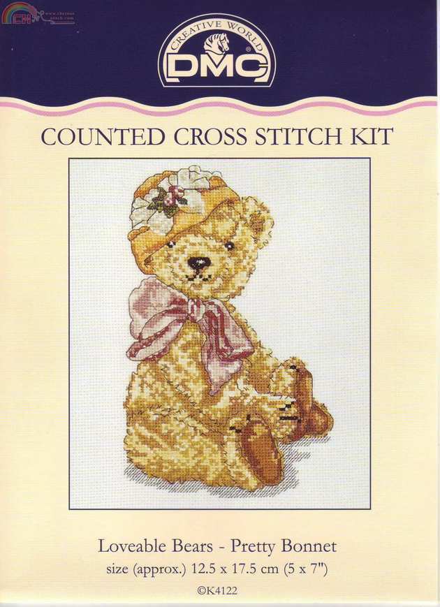 K-4122 Loveable Bears - Pretty Bonnet.JPG