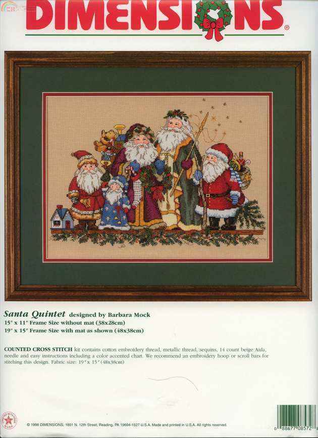 Dimensions 08572 - Santa quintet.jpg