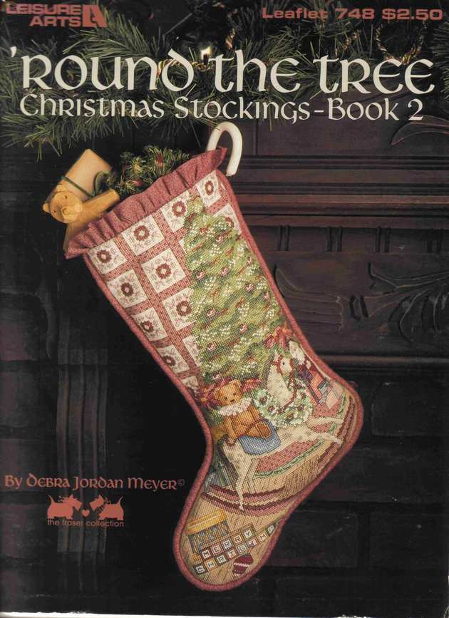Leisure Arts - Leaflet 748 Round The Tree Christmas Stocking II.jpg