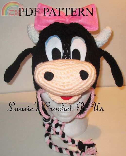 Clarabelle Cow Hat Pattern