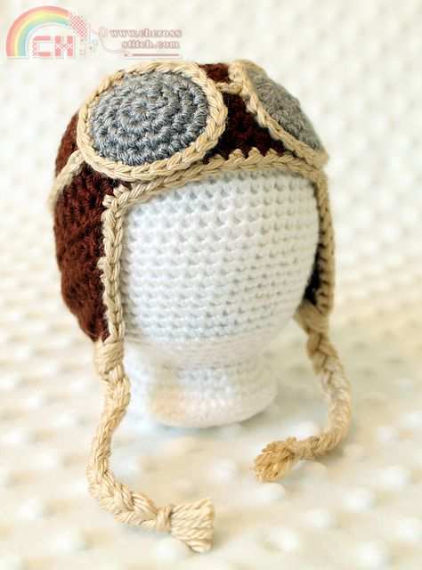 newborn aviator hat