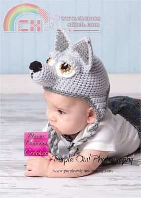 wolf huskie hat