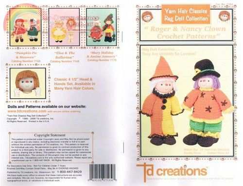 TDCreations-Yarn Hair Classics-Roger & Nancy Clown.jpg
