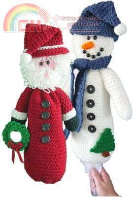 christmas bagholders Santa & Snowman.jpg