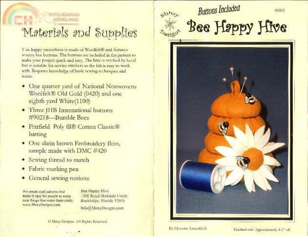 Bee happy hive pincushion.jpg