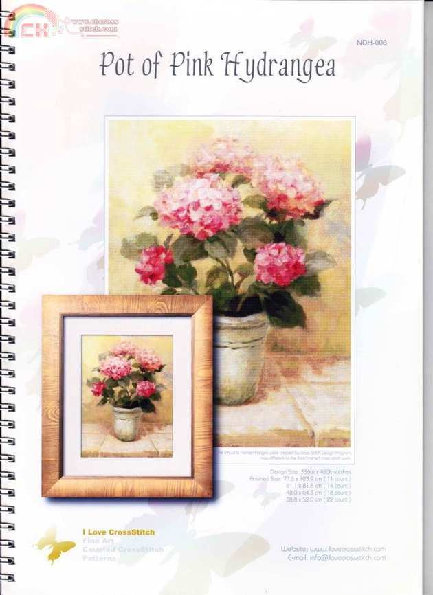 ILCS NDH-006 Pot of Pink Hydrangea.jpg