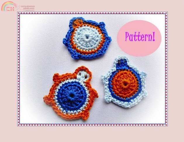 crochet pattern Turtles