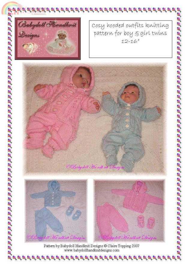 Baby Doll handknit designs D5 - Cosy hooded outfits for boy or girl 12-16.jpg