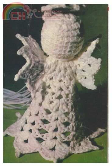 Tree Top Angel from Womans Day Creative Crafts 1984
