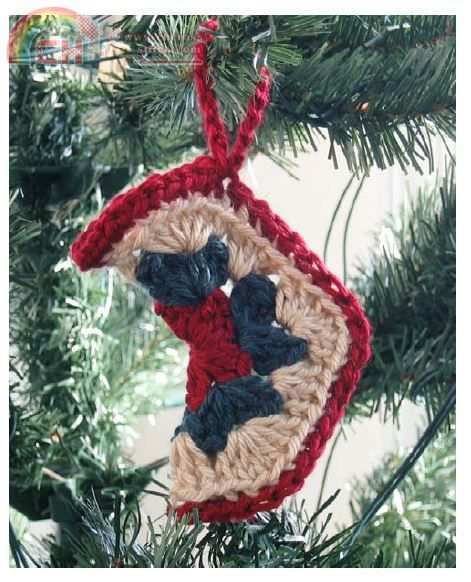 mini motif stocking