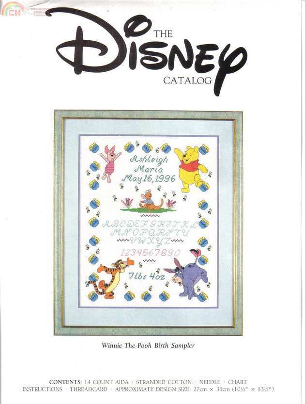 Disney Catalogue - Winnie The Pooh Birth Sampler.jpg