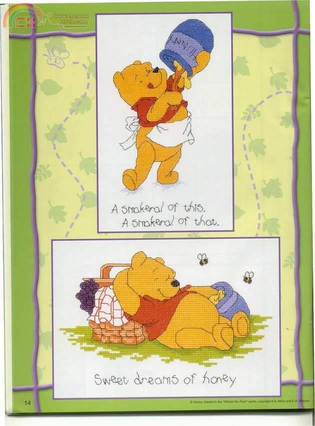 Winnie The Pooh Honey, Trees And Bees - 13.jpg