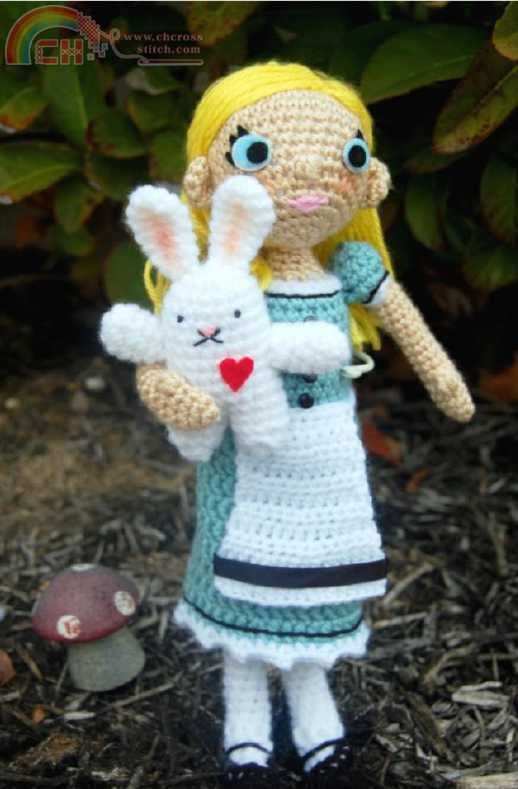 alice and the rabbit-Craftyiscool.jpg