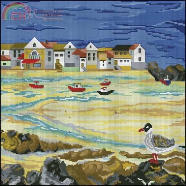 artime cuadros 20 Gaviota en la Playa.jpg