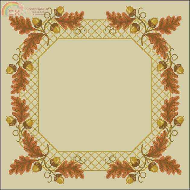 Acorns and Leaves Table Topper-virt.jpg