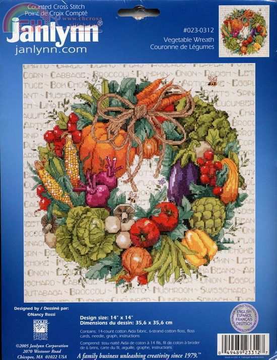 Janlynn - 023-0312 - Vegetable Wreath
