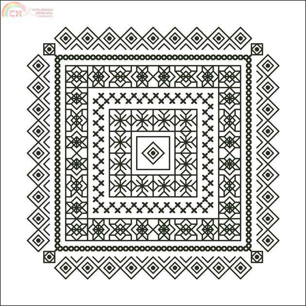 Blackwork biscornu I.jpg