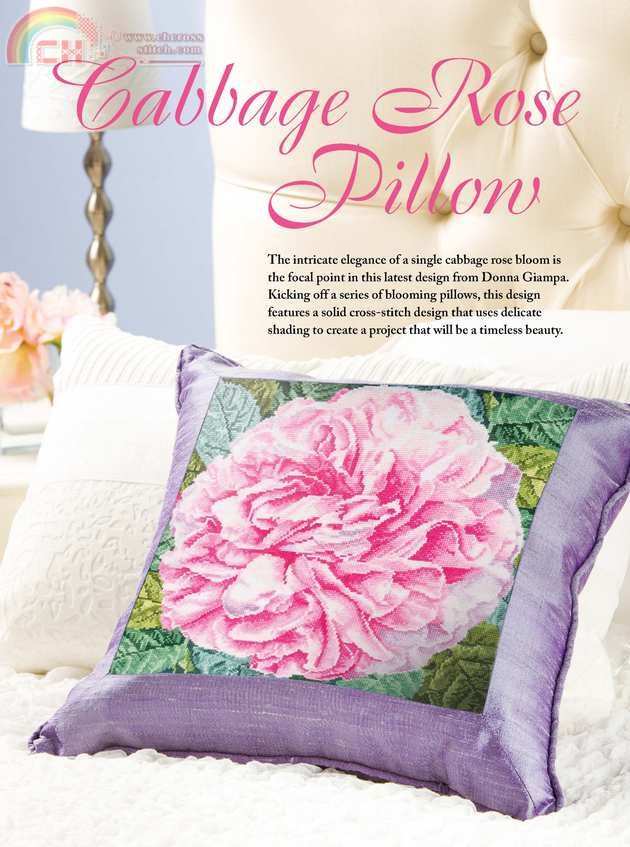 Cabbage Rose Pillow