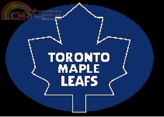 Toronto Maple Leafs Afghan by Erin Swan