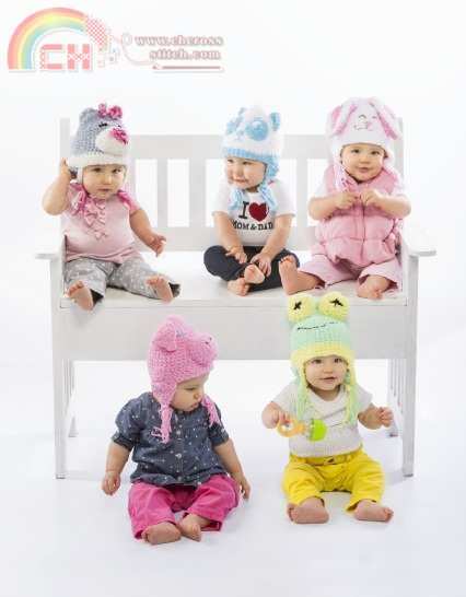 zookeeper hats - Ms monkey by premier yarns