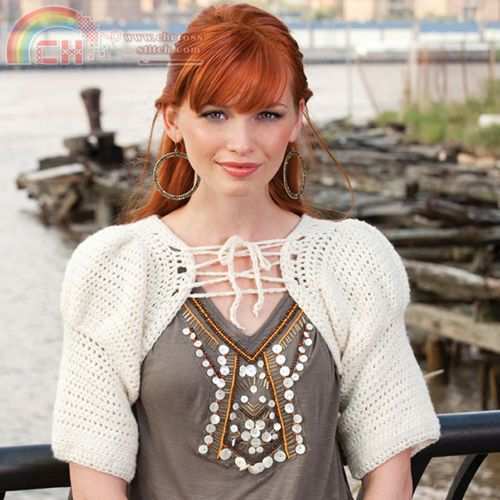 Double Stitch Twins Diva Shimmer Shrug